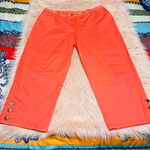Ruby Rd. Salmon Colored Pant Size 18